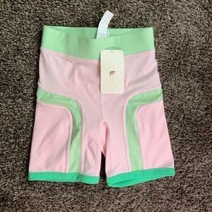 Fabletics High-Waisted Motion 365 Color Block Shorts